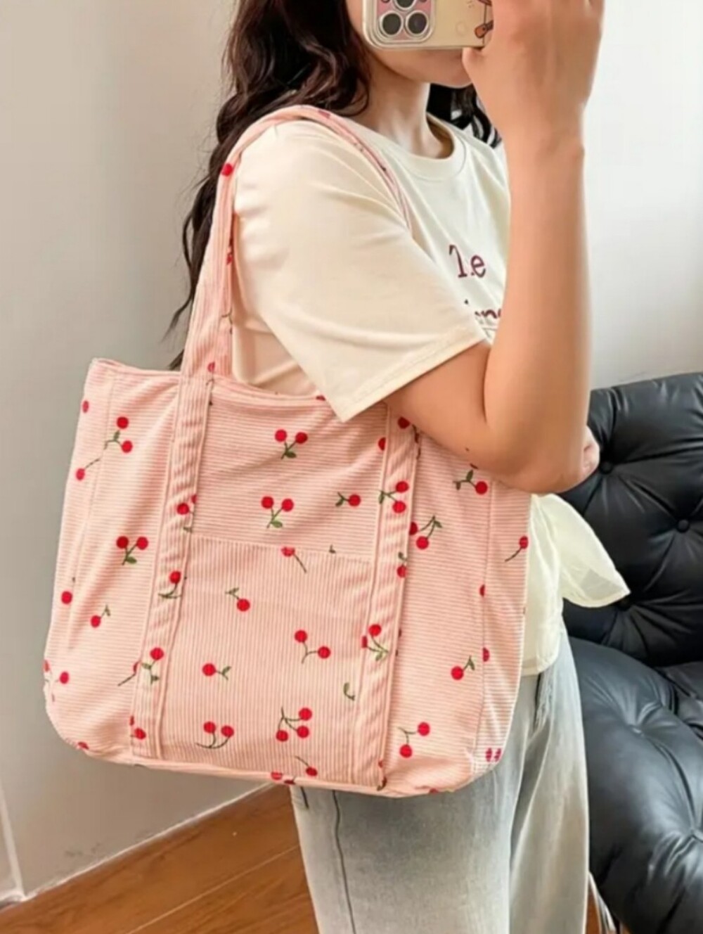 Tote, Pink Cherry  by Prite